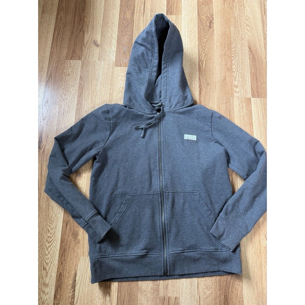 Patagonia Hoodie Women’s Small Gray Full Zip Organic Cloud Stack Sweatshirt